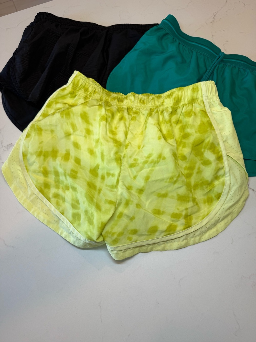 *Bundle of 3* Nike Women's Running Shorts - Black, Teal, Neon Yellow | Sz Small - Picture 14 of 16